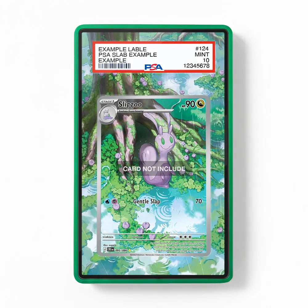 Sliggoo 095-086 IR CRI Chaos Rising Extended Art Display Cases - PSA Slab Case - Front View