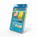 Slowpoke&Psyduck GX SWSH066 Tag Team Pokemon Cards Custom Art Display Cases - Magnetic Case - Side View