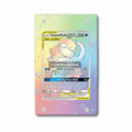 Slowpoke & Psyduck GX 239-236 Rainbow Rare Unified Minds Pokemon Cards Extended Art Display Cases - Magnetic Case - Front View