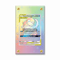 Slowpoke & Psyduck GX 239-236 Rainbow Rare Unified Minds Pokemon Cards Extended Art Display Cases - Screws Case - Front View