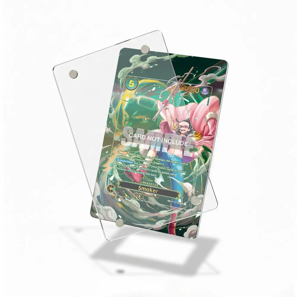 Smoker OP10-030 R Parallel Alternate Art One Piece Cards Custom Art Display Cases - Magnetic Case - Detail View
