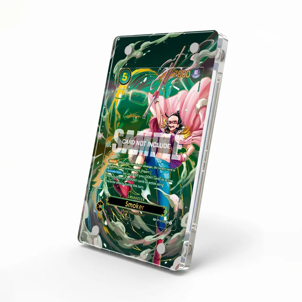 Smoker OP10-030 R Parallel Alternate Art One Piece Cards Custom Art Display Cases - Magnetic Case - Side View