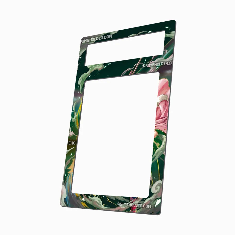 Smoker OP10-030 R Parallel Alternate Art One Piece Cards Custom Art Display Cases - PSA Metal Art Only - Side View