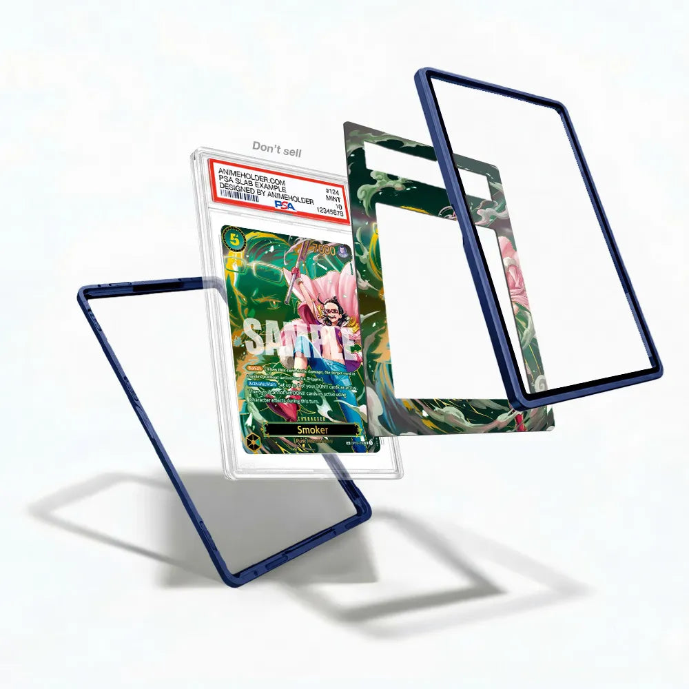 Smoker OP10-030 R Parallel Alternate Art One Piece Cards Custom Art Display Cases - PSA Slab Case - Detail View