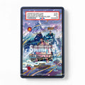 Smoker & Tashigi EB04-003 Punk Hazard Pokemon Cards Custom Art Display Cases - PSA Slab Case - Front View