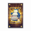 Snorlax 224-198 UR Gold Rare Chilling Reign Extended Art Display Cases - Screws Case - Front View