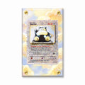 Snorlax 64-110 Holo Legendary Collection Pokemon Cards Extended Art Display Cases - Screws Case - Front View