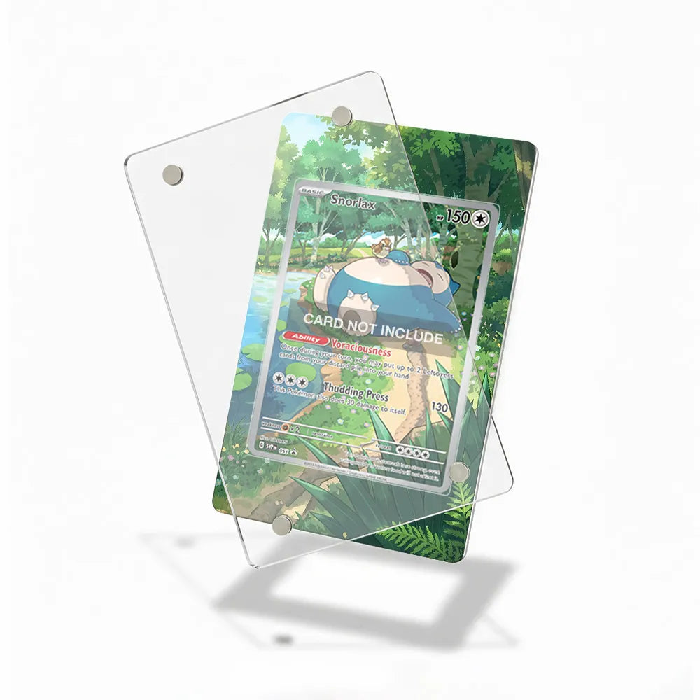 Snorlax SVP 051 Promo Extended Art Display Cases - Magnetic Case - Detail View