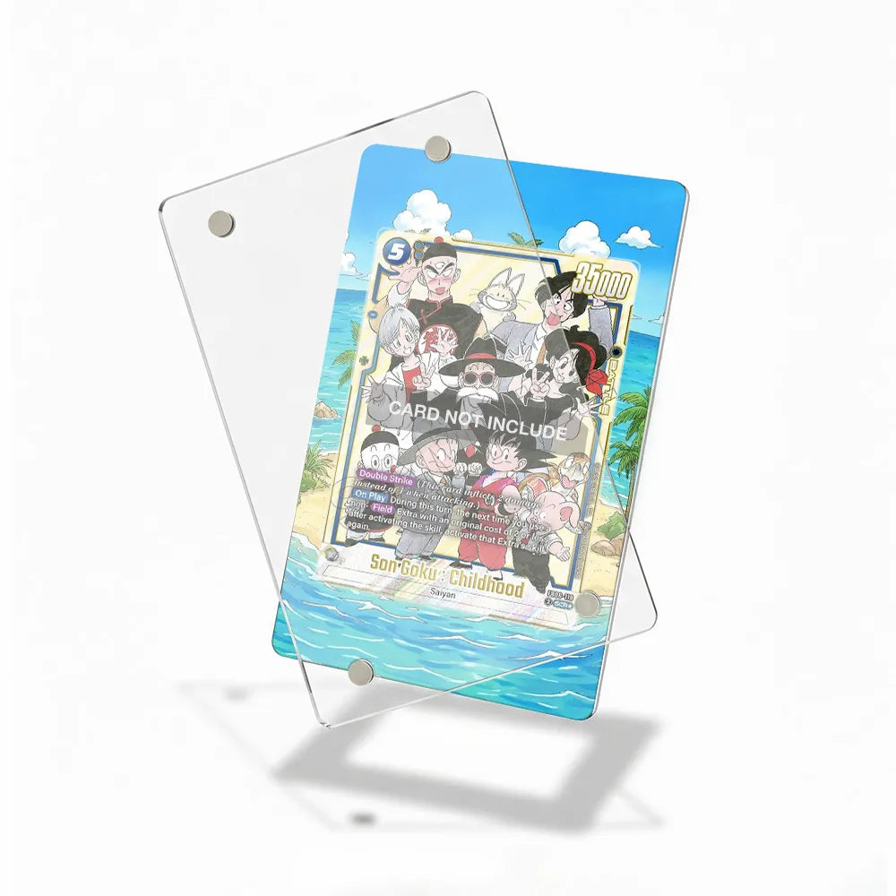 SonGoku Childhood FB06-119 Battle Dragon Ball Cards Custom Art Display Cases - Magnetic Case - Detail View