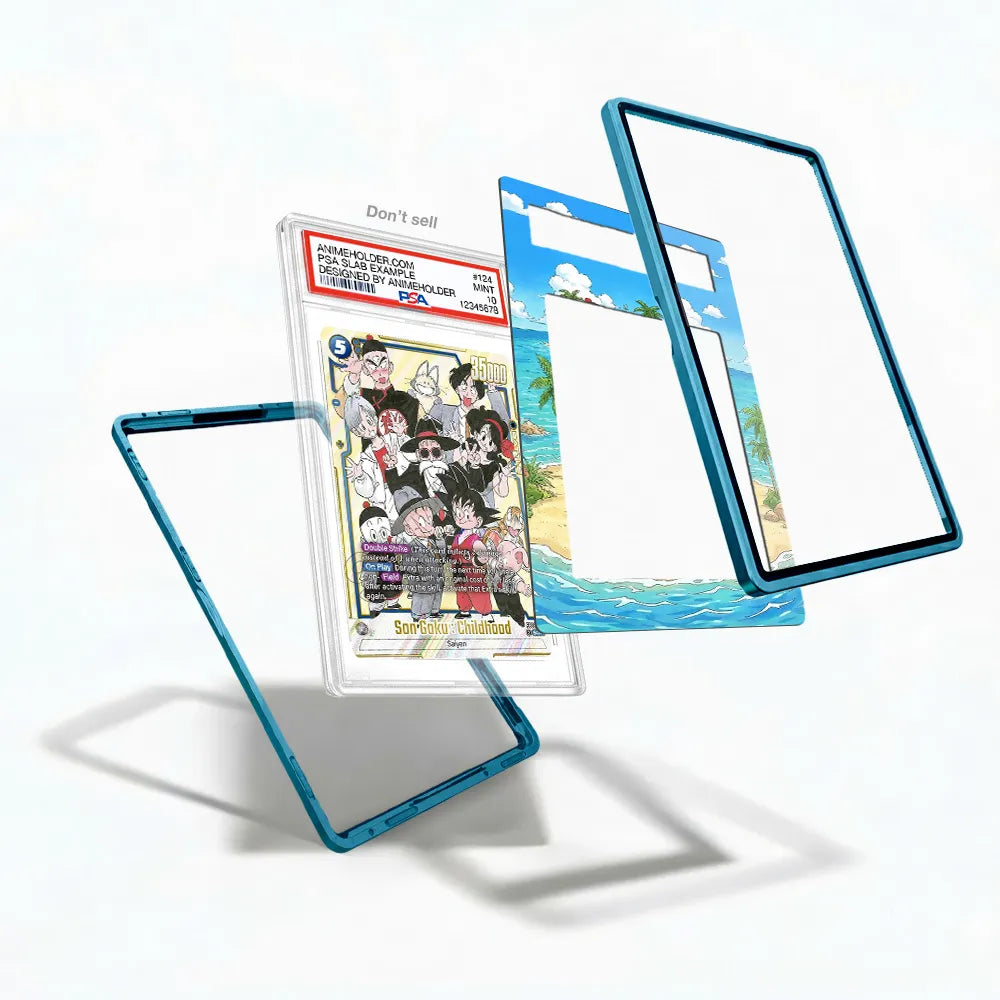SonGoku Childhood FB06-119 Battle Dragon Ball Cards Custom Art Display Cases - PSA Slab Case - Detail View