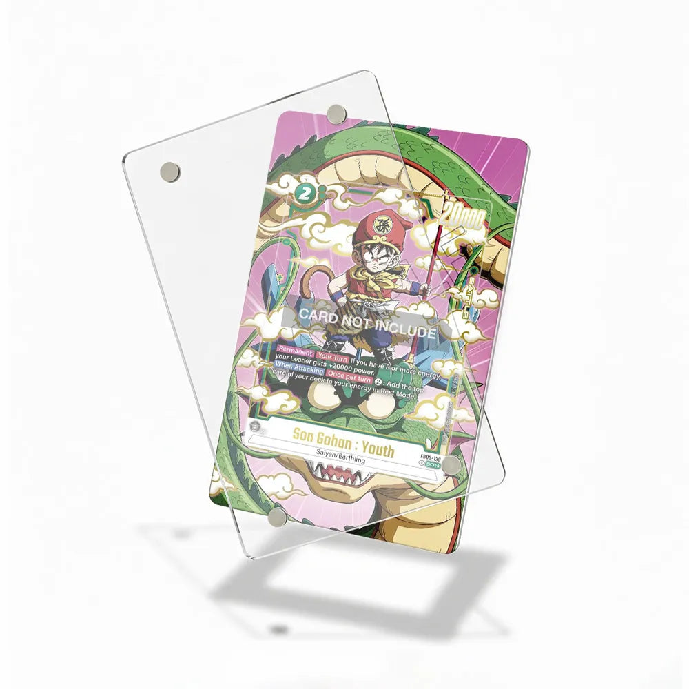 Son Gohan  Youth FB03-139 Draft Box 03 Dragon Ball Cards Custom Art Display Cases - Magnetic Case - Detail View