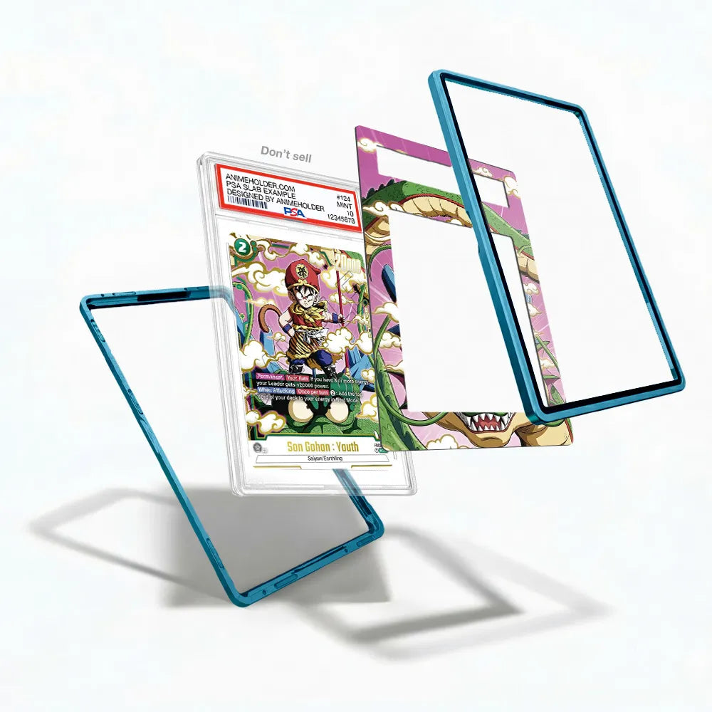 Son Gohan  Youth FB03-139 Draft Box 03 Dragon Ball Cards Custom Art Display Cases - PSA Slab Case - Detail View