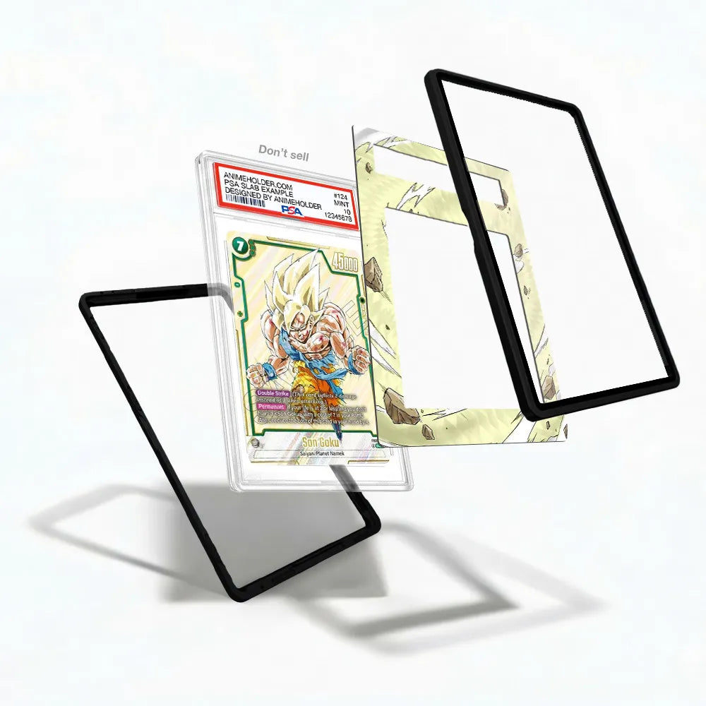 Son Goku FB05-119 DBS FW Pokemon Cards Custom Art Display Cases - PSA Slab Case - Detail View