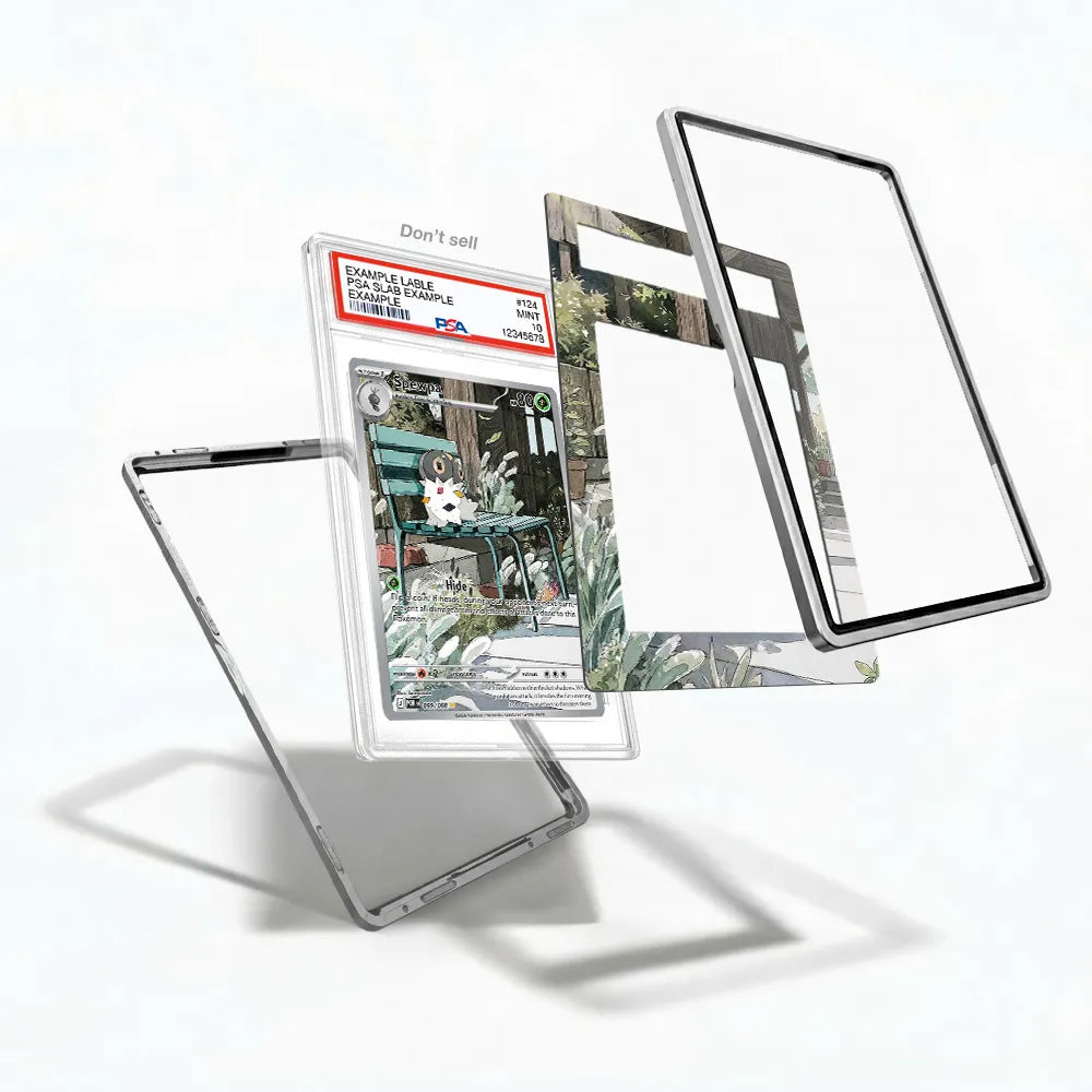 Spewpa 089-088 IR POR Perfect Order Extended Art Display Cases - PSA Slab Case - Detail View