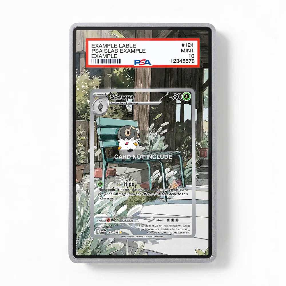 Spewpa 089-088 IR POR Perfect Order Extended Art Display Cases - PSA Slab Case - Front View