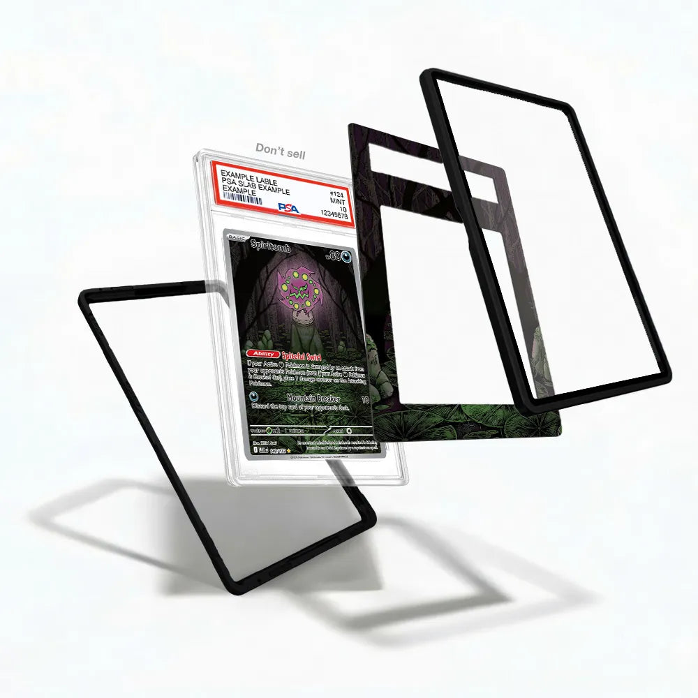 Spiritomb 148-132 Mega Evolution Secret Rare Extended Art Display Cases - PSA Slab Case - Detail View