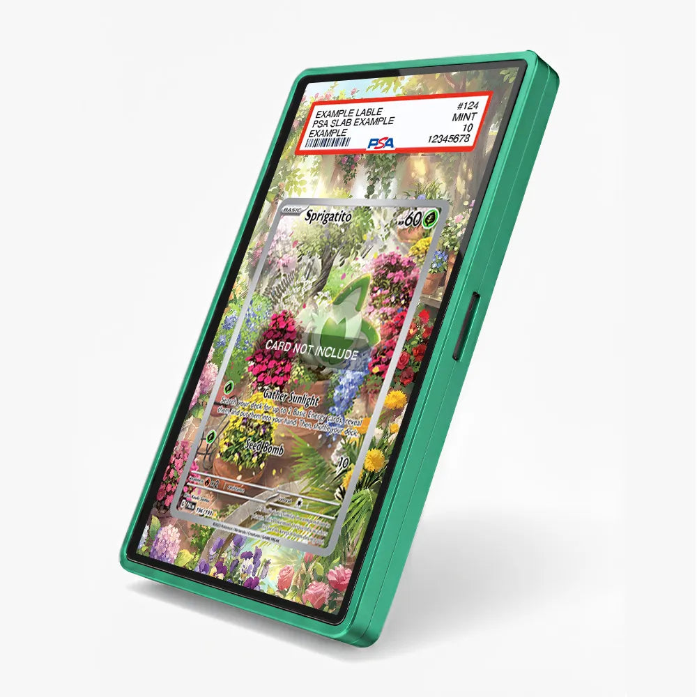 Sprigatito 196-193 IR AR Paldea Evolved Extended Art Display Cases - PSA Slab Case - Side View