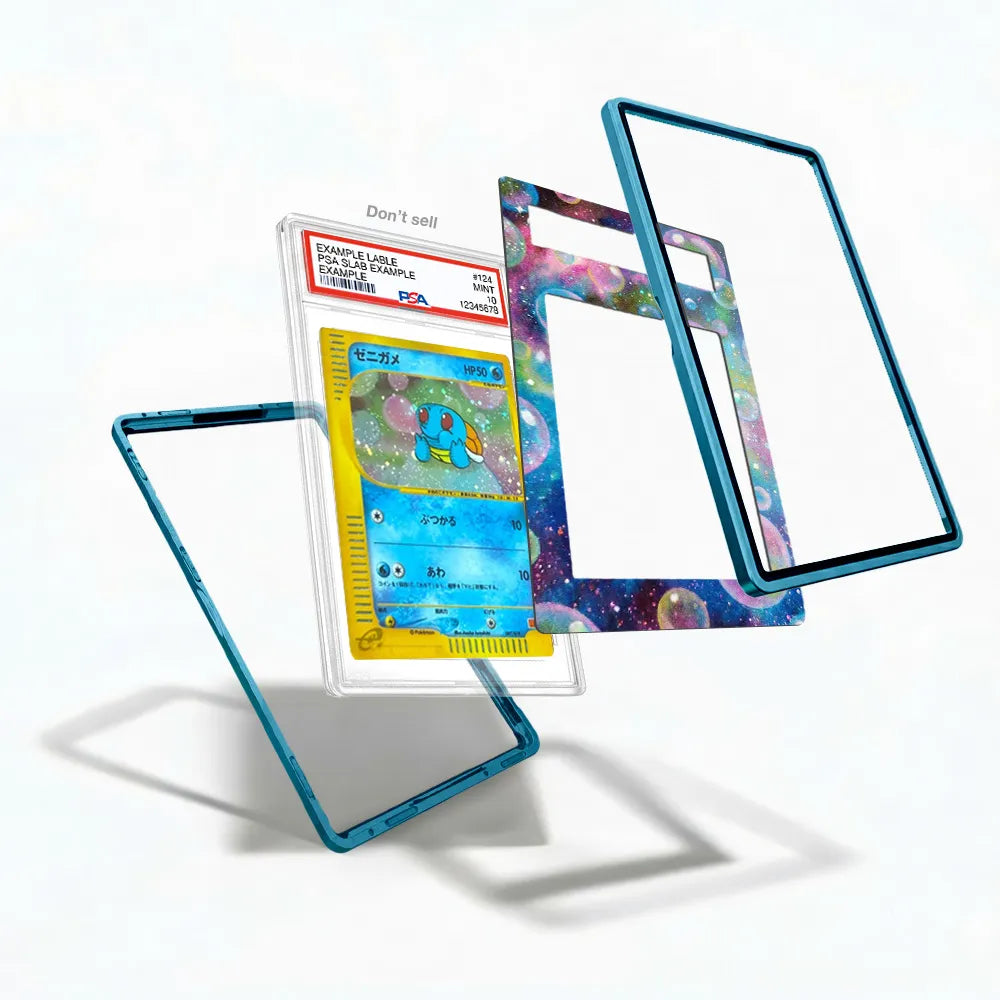 Squirtle-Holo 007 McDonald's Extended Art Display Cases - PSA Slab Case - Detail View