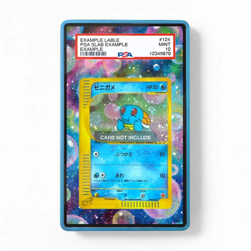 Squirtle-Holo 007 McDonald's Extended Art Display Cases - PSA Slab Case - Front View