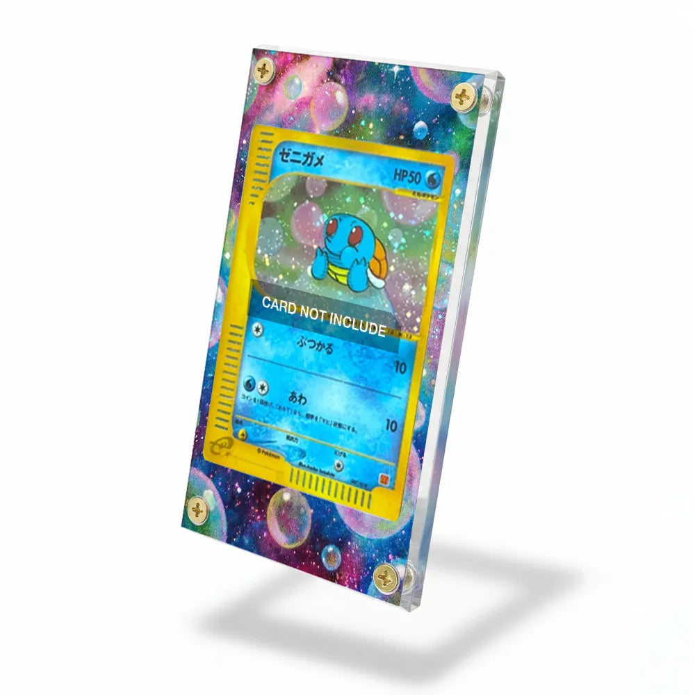 Squirtle-Holo 007 McDonald's Extended Art Display Cases - Screws Case - Side View