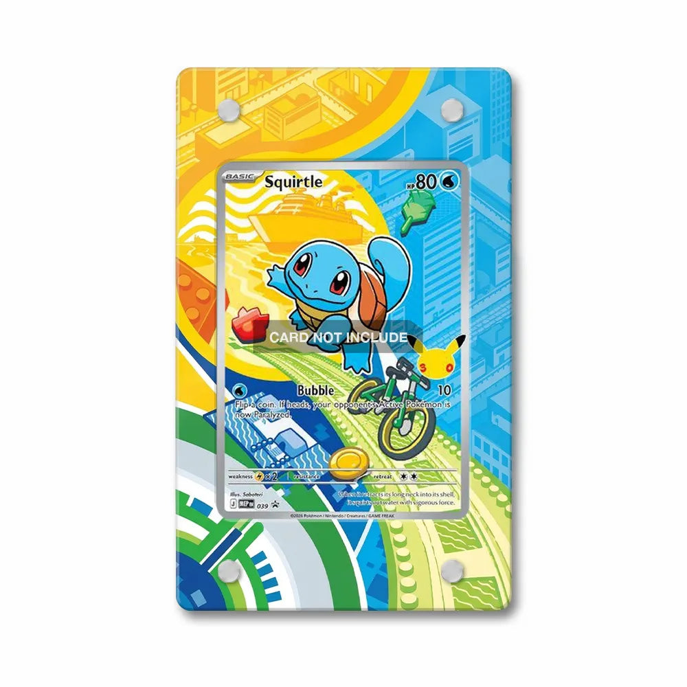 Squirtle 039 Promo MEP Extended Art Display Cases - PSA Slab Case - Front View