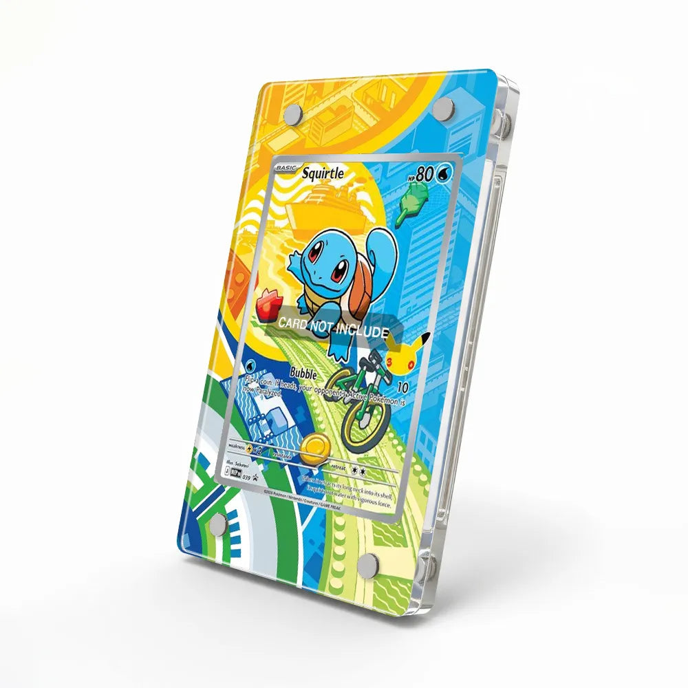 Squirtle 039 Promo MEP Extended Art Display Cases - Magnetic Case - Side View