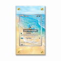 Squirtle 170-165 IR AR Pokemon 151 Extended Art Display Cases - Screws Case - Front View