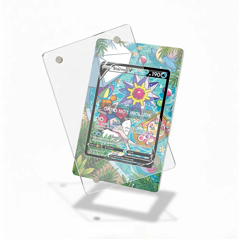 Starmie V TG13 Trainer Gallery Astral Radiance Extended Art Display Cases - Magnetic Case - Detail View