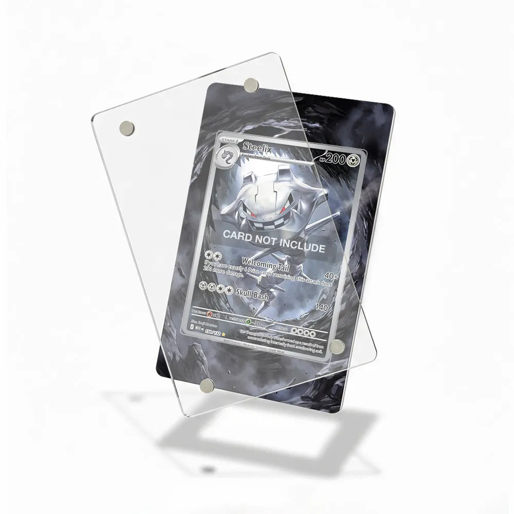 Steelix 0150-132 M1 Mega Evolution Extended Art Display Cases - Magnetic Case - Detail View