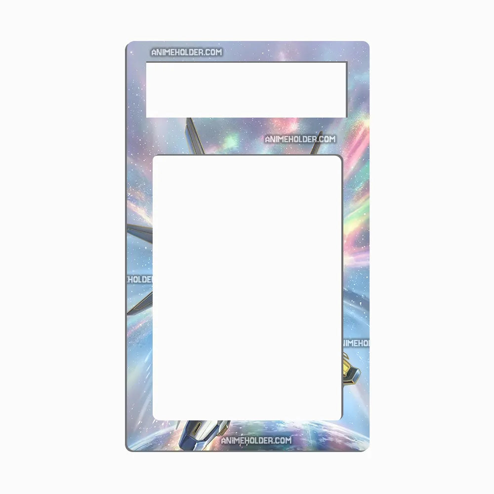 Strike Freedom Gundam G005-002 Gundam Build Fighters Gundam Cards Extended Art Display Cases - PSA Metal Art Only - Front View