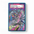Strike Freedom Gundam G005-002 LR Pokemon Cards Custom Art Display Cases - PSA Slab Case - Front View