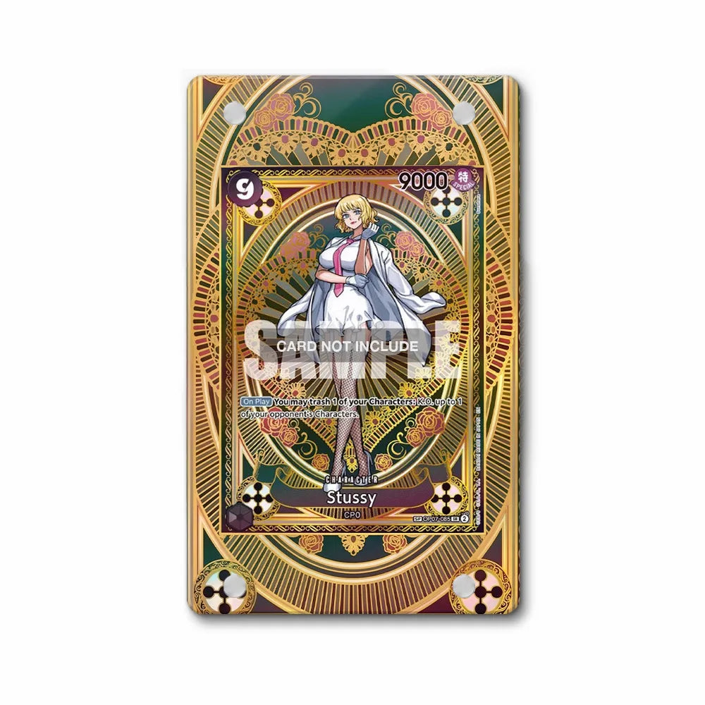 Stussy OP07-085 A Fist Of Divine Speed One Piece Cards Extended Art Display Cases - Magnetic Case - Front View