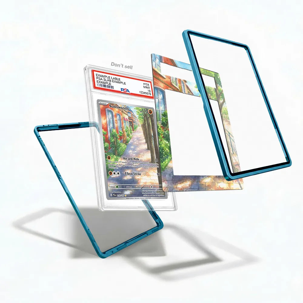 Sudowoodo 219-193 IR AR Paldea Evolved Extended Art Display Cases - PSA Slab Case - Detail View