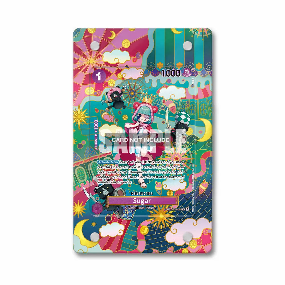 Sugar OP10-065 SP Special Rare OP14 Extended Art Display Cases - PSA Graded Guard Case - Front View