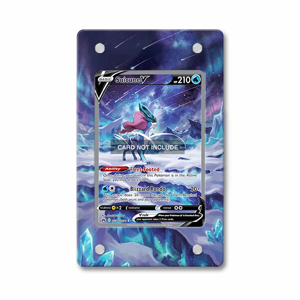 Suicune V GG38 SAR SIR Crown Zenith Extended Art Display Cases - Magnetic Case - Front View