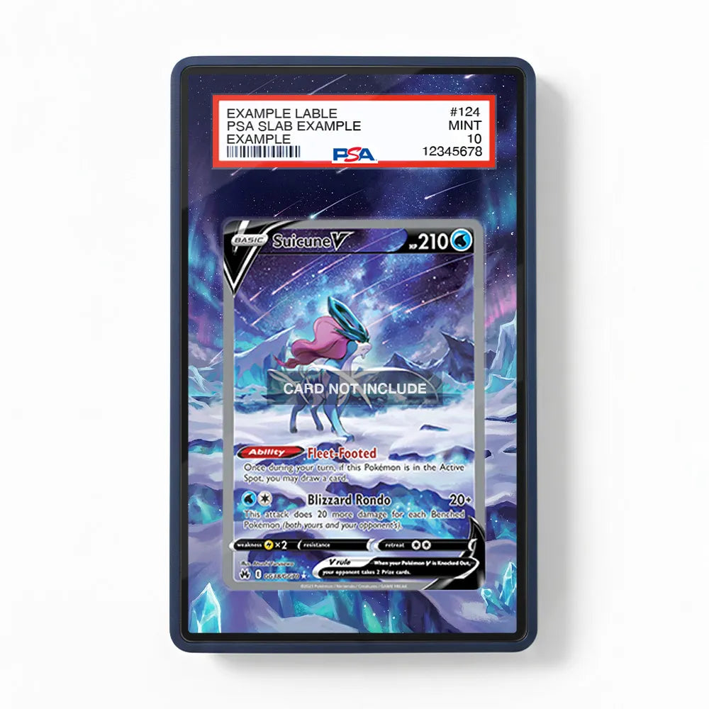 Suicune V GG38 SAR SIR Crown Zenith Extended Art Display Cases - PSA Slab Case - Front View