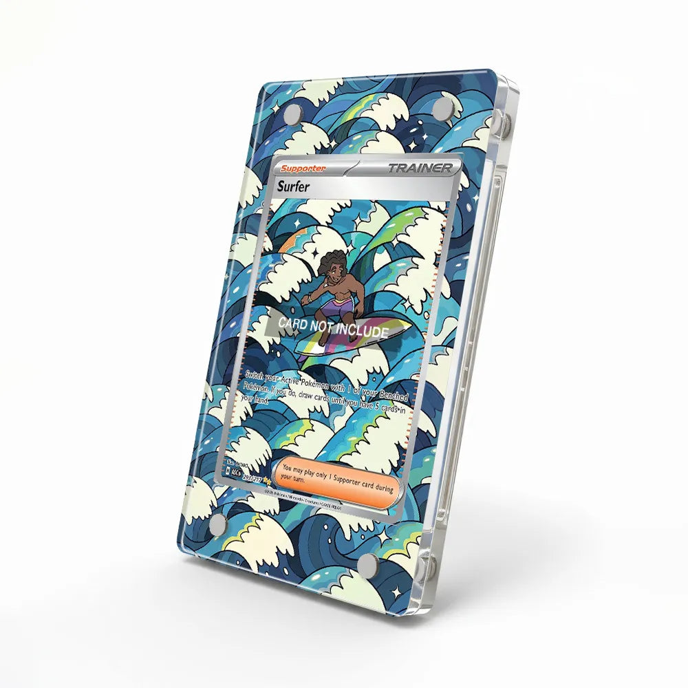 Surfer 293-217 Special Illustration Rare ASC Extended Art Display Cases - Magnetic Case - Side View