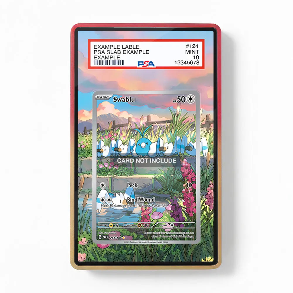 Swablu 213-182 IR AR Paradox Rift Extended Art Display Cases - PSA Slab Case - Front View