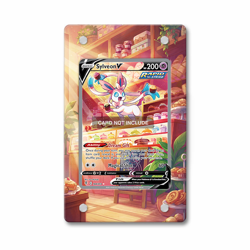 Sylveon V SIR SAR Evolving Skies Alternate Art Extended Art Display Cases