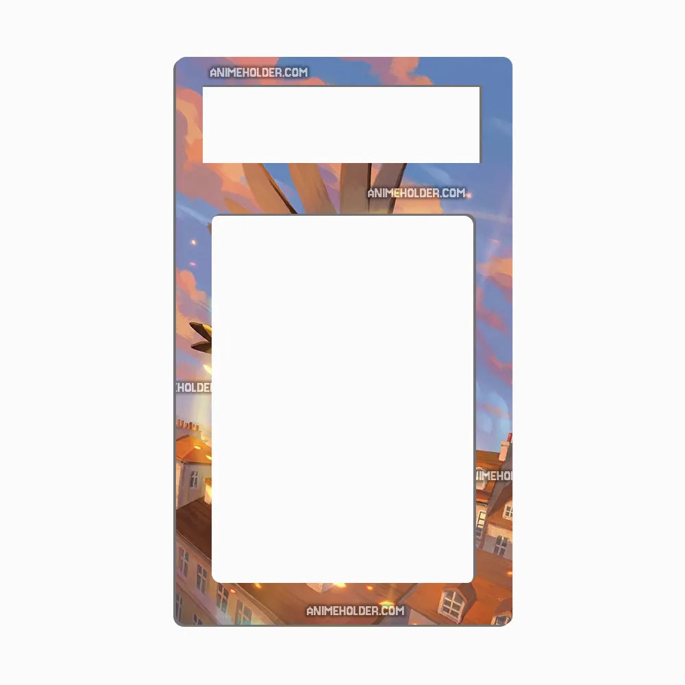 Talonflame 091-088 Paradox Rift Pokemon Cards Extended Art Display Cases - PSA Metal Art Only - Front View