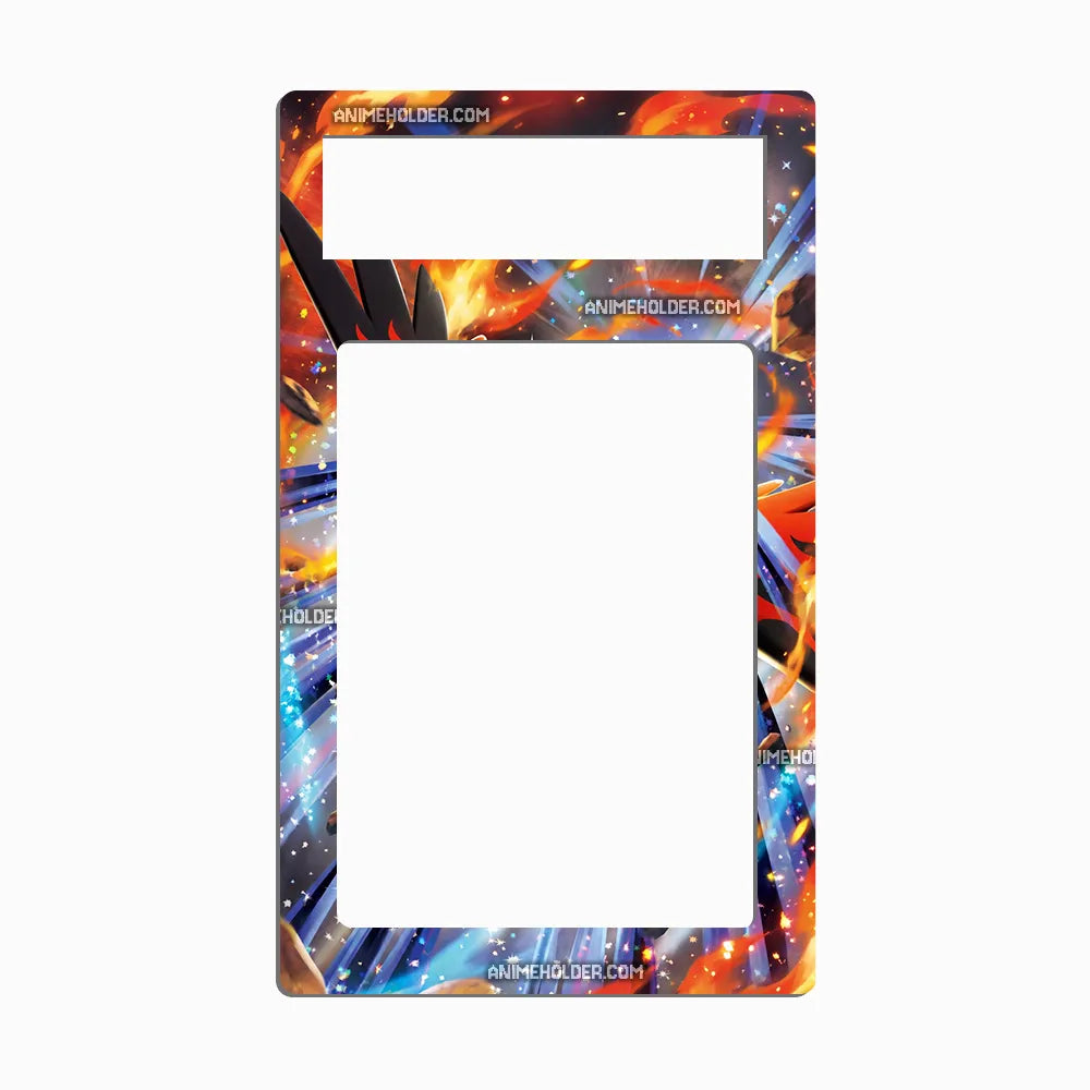 Talonflame ex 062-076 Storm Emeralda Delta Reign Pokemon Cards Extended Art Display Cases - PSA Metal Art Only - Front View