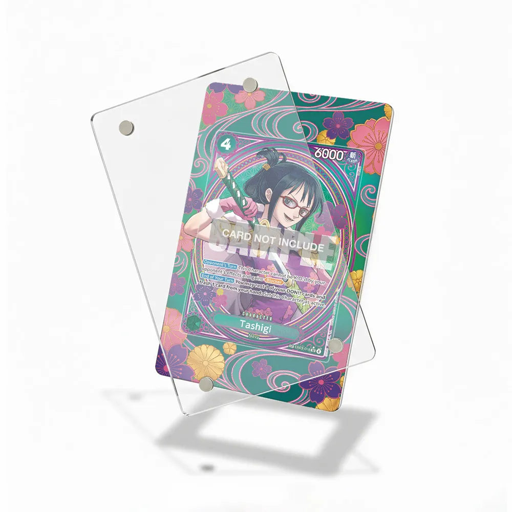 Tashigi EB03-018 SP Special Rare EB03-Heroines Edition Extended Art Display Cases - Magnetic Case - Detail View