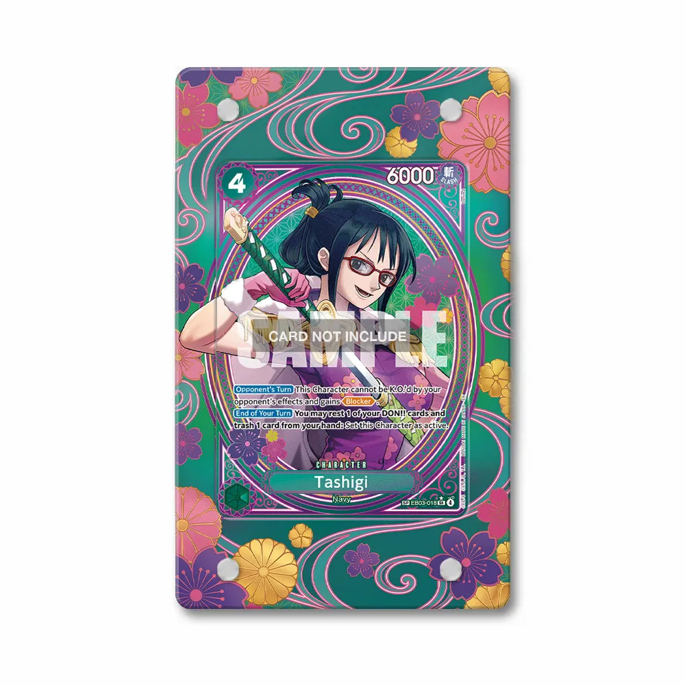 Tashigi EB03-018 SP Special Rare EB03-Heroines Edition Extended Art Display Cases - Magnetic Case - Front View