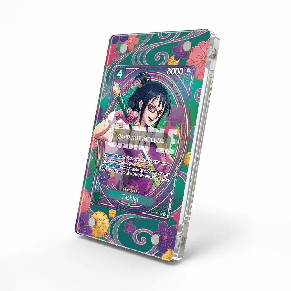 Tashigi EB03-018 SP Special Rare EB03-Heroines Edition Extended Art Display Cases - Magnetic Case - Side View
