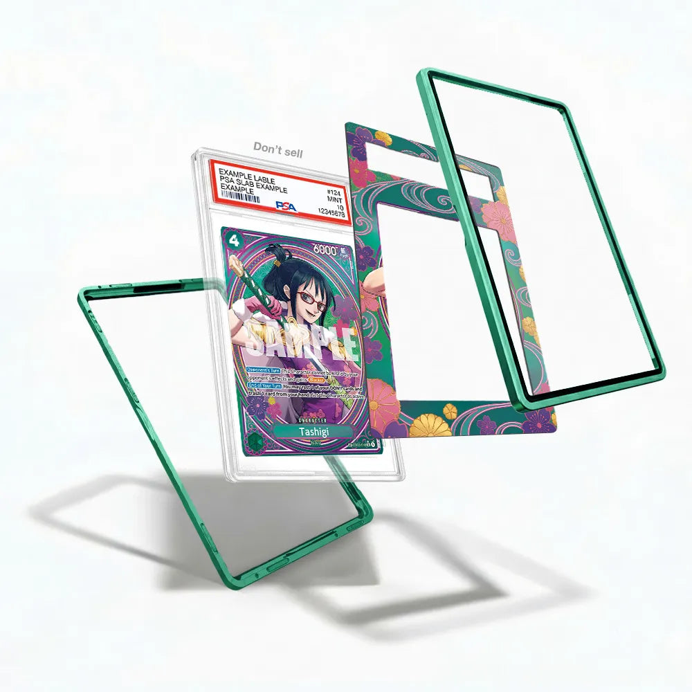 Tashigi EB03-018 SP Special Rare EB03-Heroines Edition Extended Art Display Cases - PSA Slab Case - Detail View