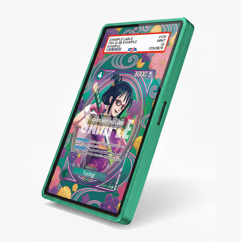 Tashigi EB03-018 SP Special Rare EB03-Heroines Edition Extended Art Display Cases - PSA Slab Case - Side View