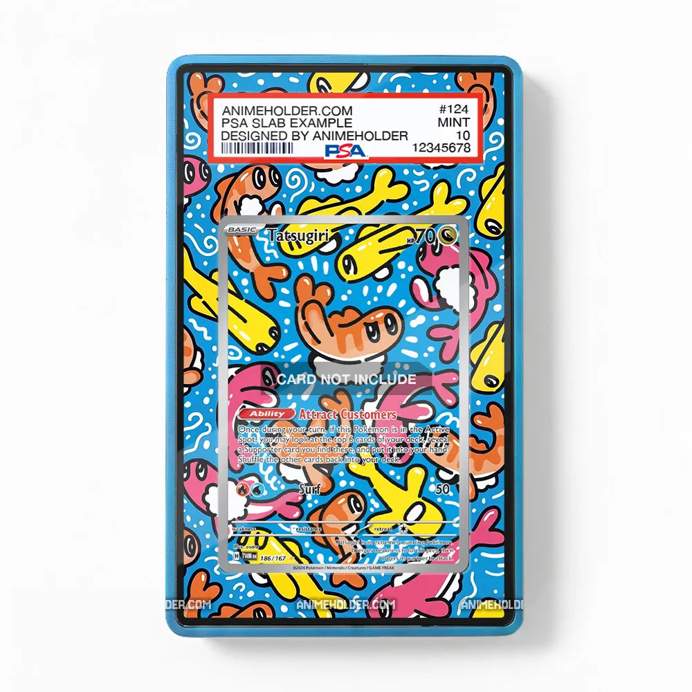 Tatsugiri 186-167 Scarlet & Violet Extended Art Display Cases - PSA Slab Case - Front View