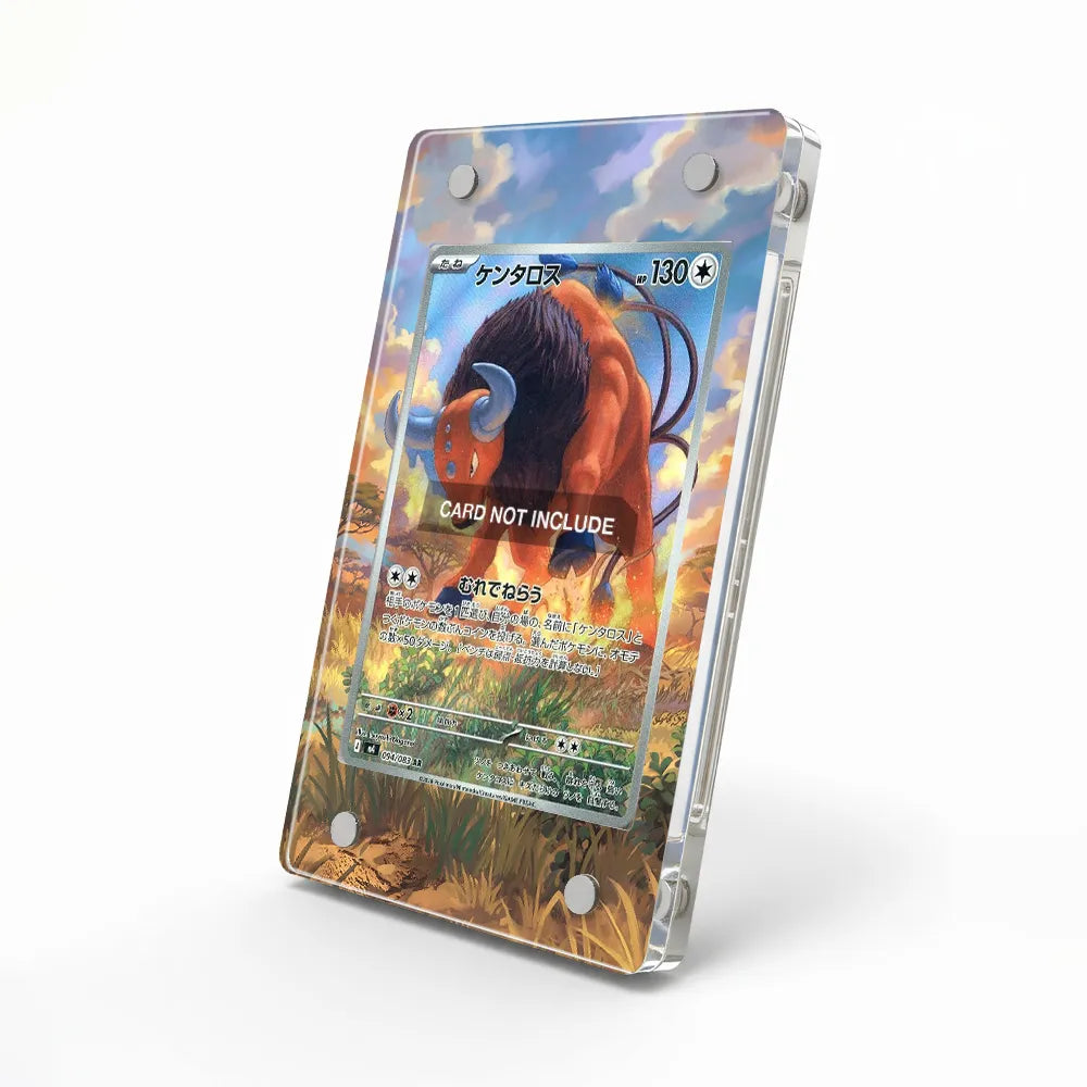 Tauros IR AR Ninja Spinner Chaos Rising Extended Art Display Cases - Magnetic Case - Side View