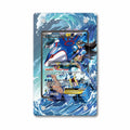 TEAM AQUA's Kyogre EX 6-34 EX Team Aqua vs Team Magma (Custom) Extended Art Display Cases - Magnetic Case - Front View