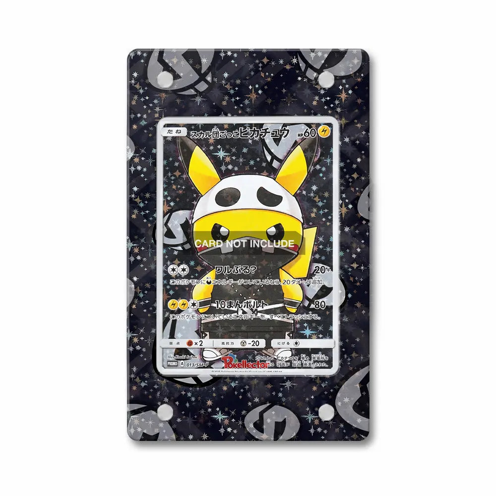 Team Skull Pikachu 013 SM-P Promo JP Extended Art Display Cases - PSA Slab Case - Front View